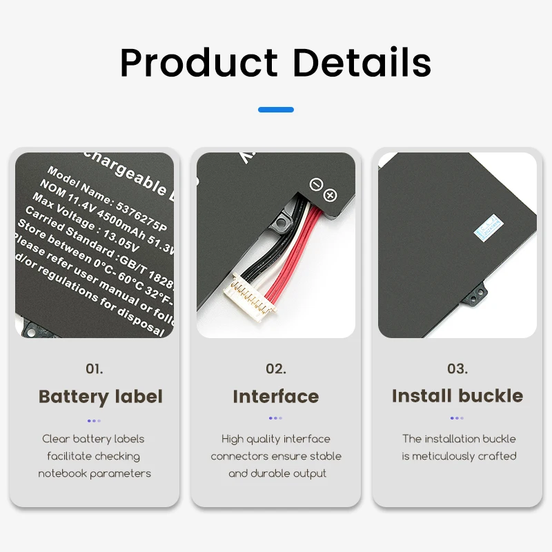 UTL-509068-3S 509067 549067 5375275P 5376275P Laptop Battery For Gateway GWTN141 GWTN156 GWNC31514 NC51416 GWNR71517 GWCC71416