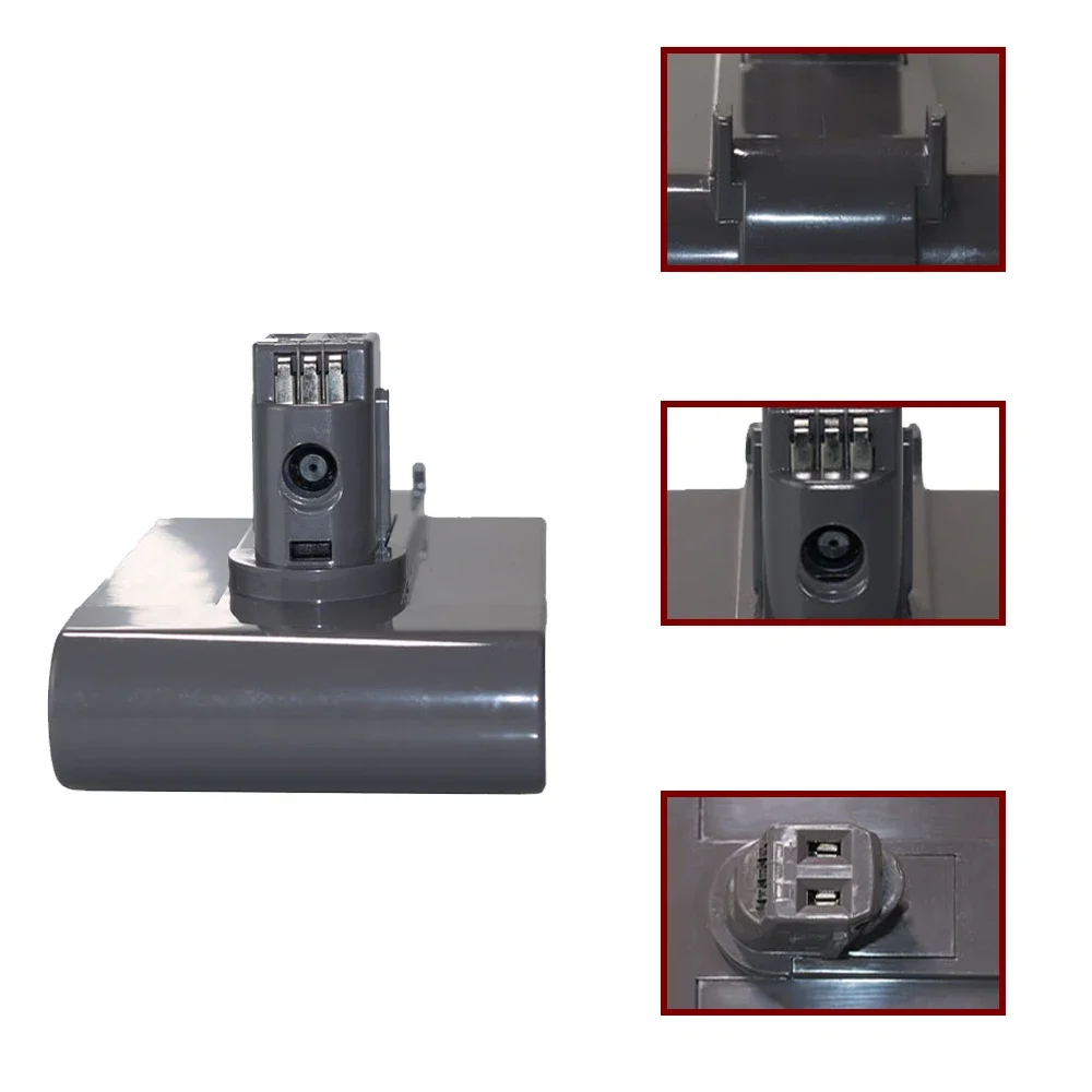 New 22.2V 6000mAh Li-ion Vacuum Battery (Type A only) for Dyson DC35, DC45 DC31, DC34, DC44, DC31 Animal DC35 Animal & 6Ah