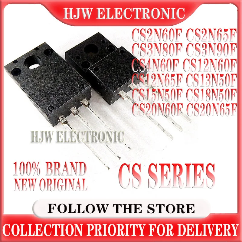 

10PCS CS2N60F TO-220F CS12N60F CS12N65F CS13N50F CS15N50F CS18N50F CS2N65F CS20N65F CS20N60F CS3N80F CS3N90F CS4N60F