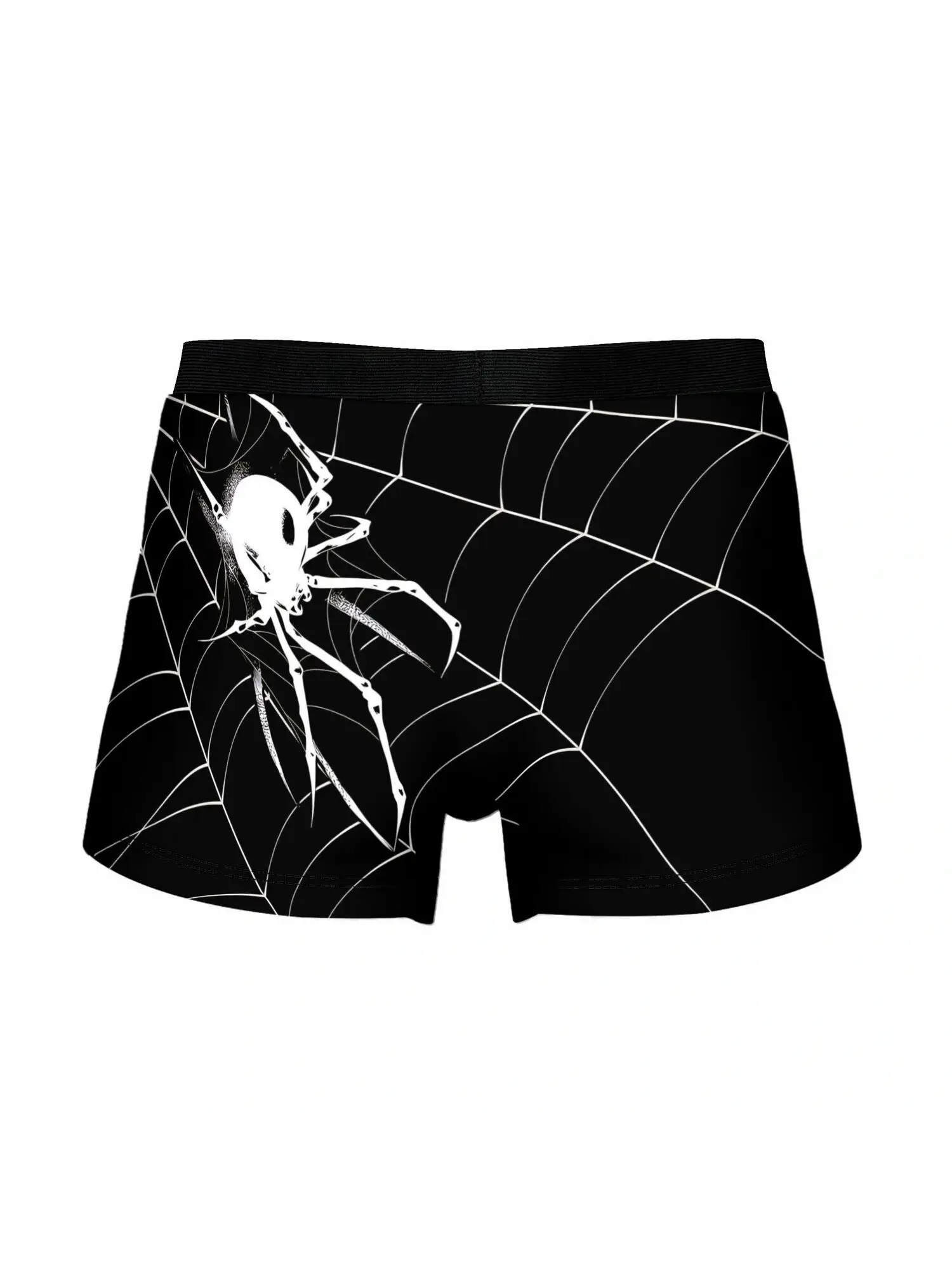 Spider Cool Underwear Polyester Underpants for Man European Size Stylish Breathable Fashion Four Seasons2D Print Design