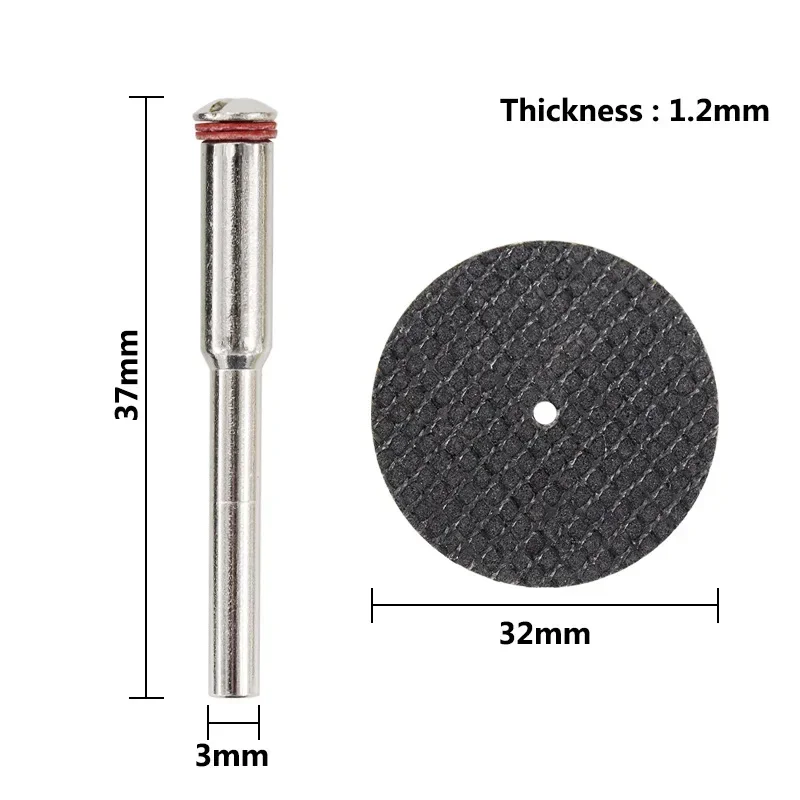 32mm Harz-Trennscheiben 11/21/54 Stück mit Dornen, Trennscheiben für Metall für Drehwerkzeuge – Detail 4