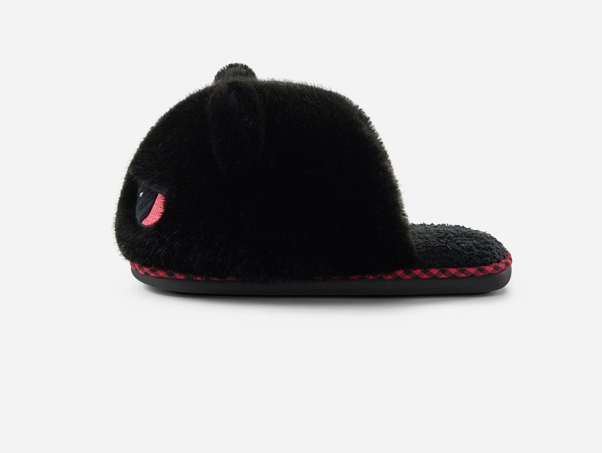 Kawaii Sternenaugen-Katzen-Hausschuhe, Plüsch-Hausschuhe für Damen, Winter-Hausschuhe, Plüsch-Hausschuhe für Damen, Tier-Hausschuhe, Indoor-Mules, Schlafzimmer-Slides, Schuhe – Detail 10
