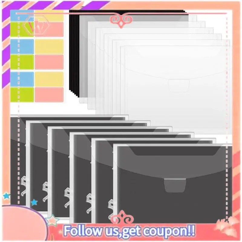 

AT84-24PCS Die Cut Storage Set With Stamp And Labels, Enhanced With Magnetic Sheets For Die Cut And DIY Storage