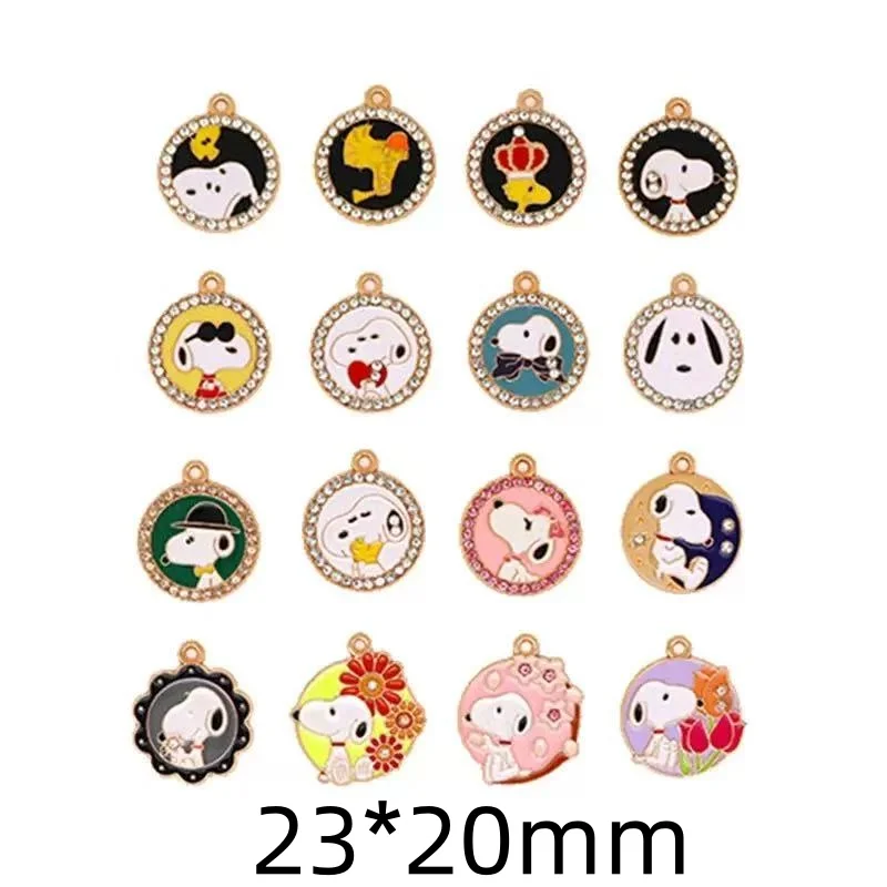 10pcs alloy drip oil dog pendant, DIY jewelry making earrings, keychain accessories image 6
