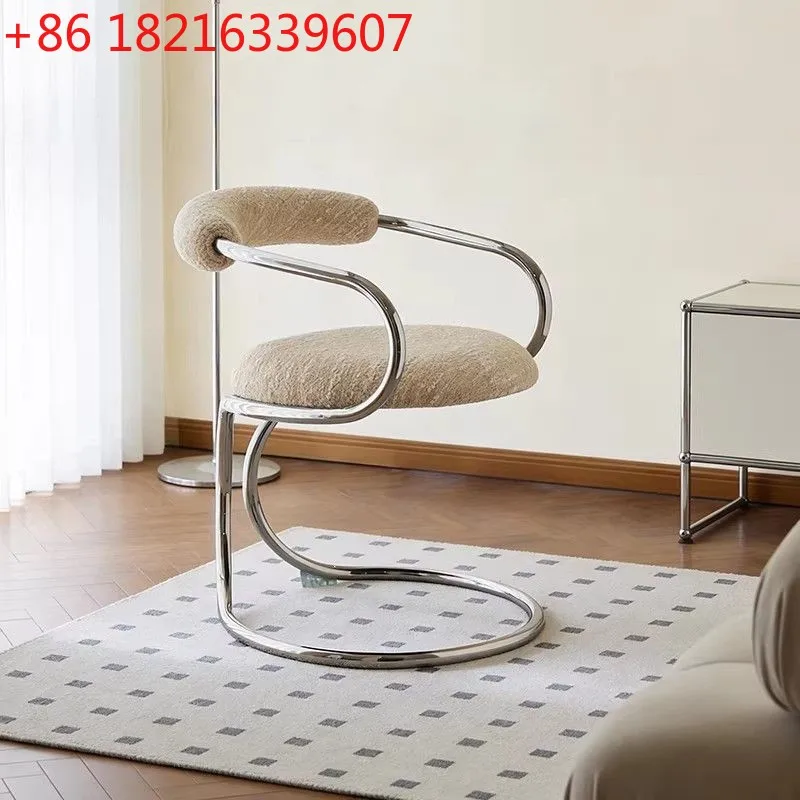TAO Medieval Bauhaus Designer Dining Chair Nordic Creative Snake Chair Home Restaurant Leisure Backrest Armchair