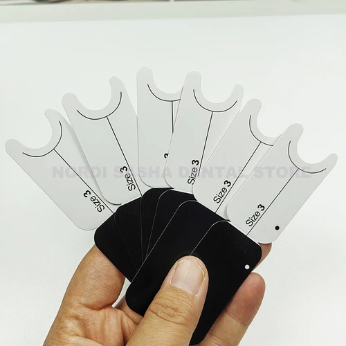 Imagen 2 del producto Placa de imagen de fósforo PSP Dental, placa de escáner de rayos X, tarjeta de papel, odontología, película de rayos X, placa de escaneo, cartón de protección