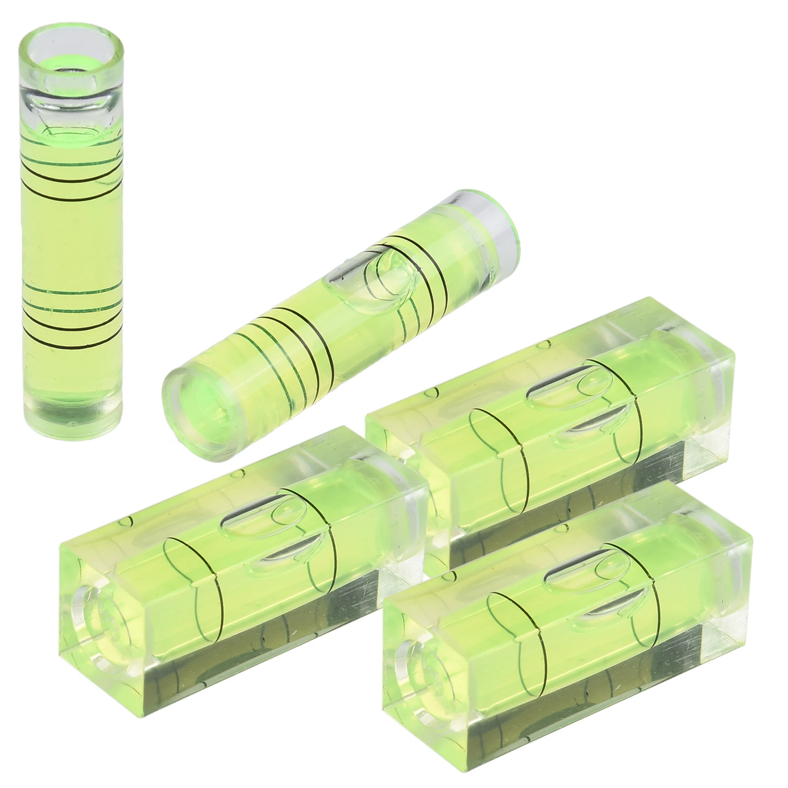 3pcs Square Levelers 2pcs Cylindrical Levelers Versatile Set For Precise Measurements Displaying Storing Household Tools