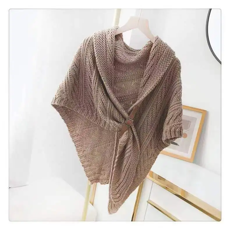 Knitted Scarf Women Cashmere Bufanda Pashmina Lady Shawls and Wraps Female Soft Thin Keep Warm Poncho Coart