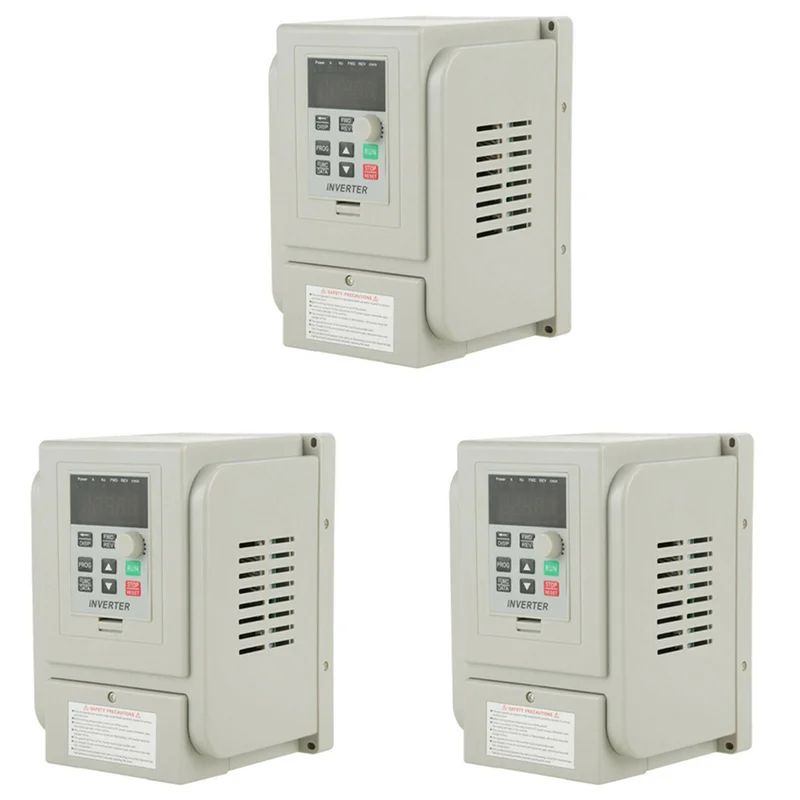 3X 2.2KW 3HP 220V Variable Frequency Drive Inverter CNC VFD VSD Single To 3 Phase