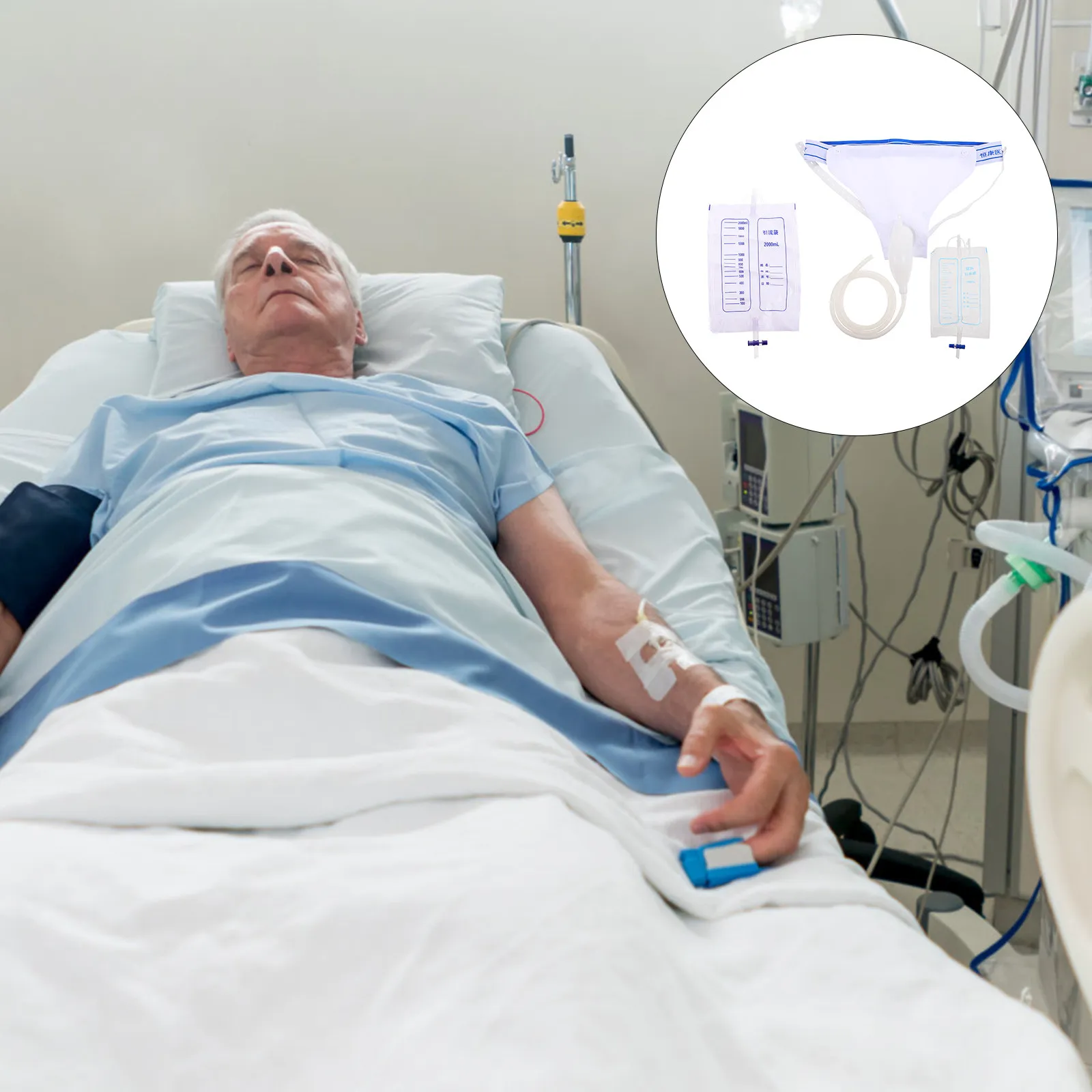 

Urine Collector Bag High-Quality PP Material Portable Nursing Urinary Drainage Bag for Adults Patients Elderly Men Women