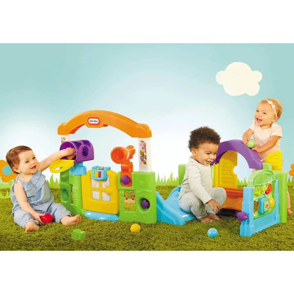 Playhouses, Activity Garden Playhouse for Babies, Infants and Toddlers - Easy Set Up Indoor Toys with Playtime Activities