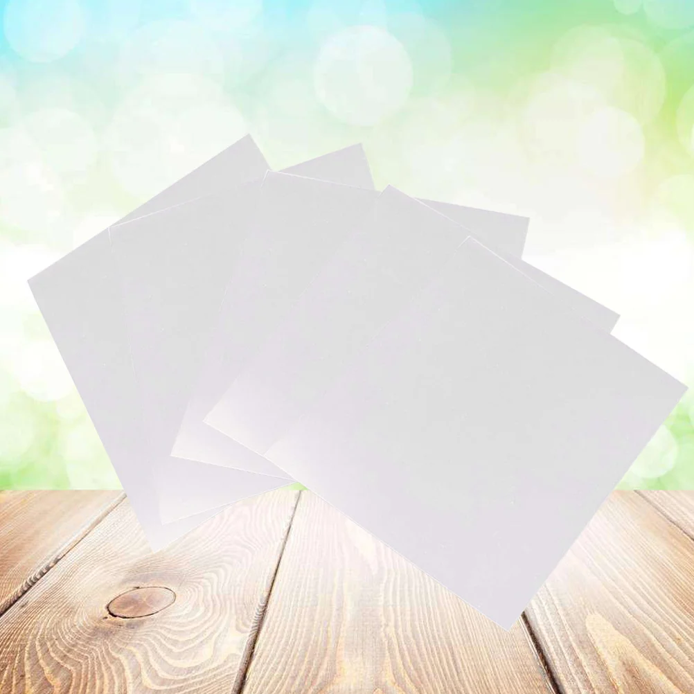 12 Pcs Square Stencil Paper Film Blank for PVC Material Transparent Stencils Translucent