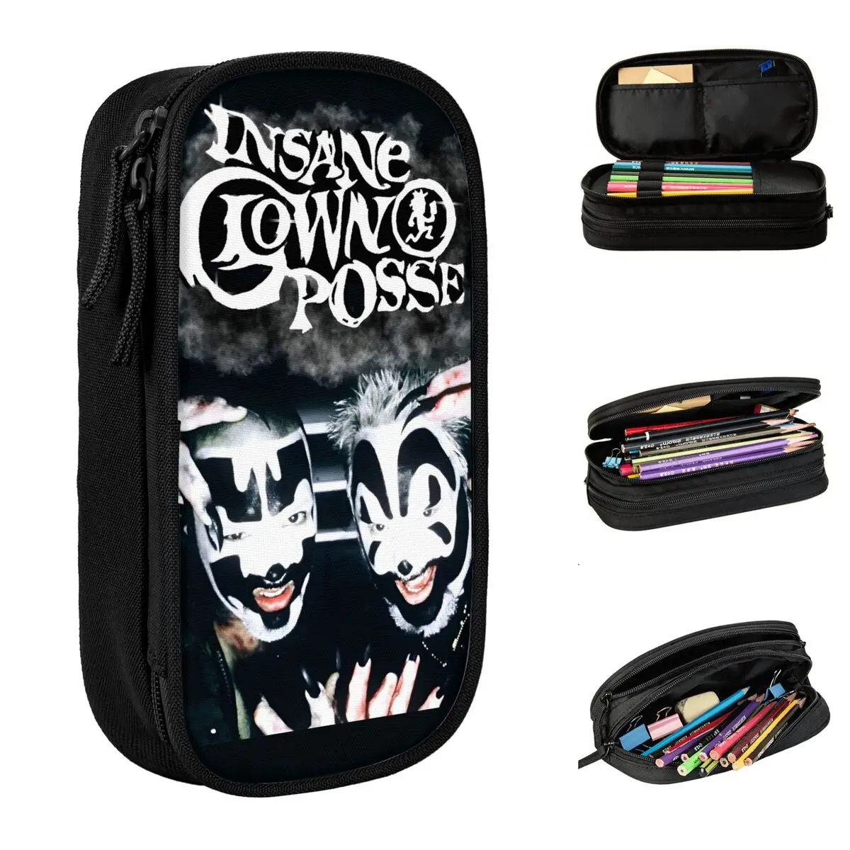 Insane Clown Posse Pencil Cases ICP Violent J Shaggy 2 Dope Pencilcases Pen Box for Student Bags Students School  Stationery