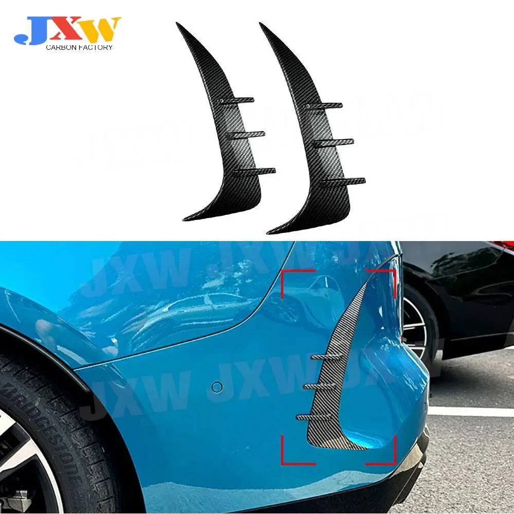 

ABS Rear Bumper Side Fins Canards Splitters Moulding Trim For BMW 2 Series F44 Gran Coupe 2020+ Body Kits Cars Accessories