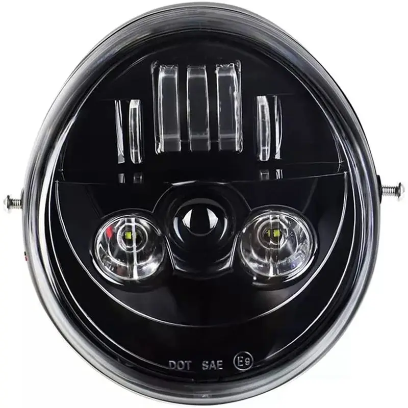 

For V Rod VRSCF VRSC VRSCR 2002-2017 Vrod LED Front Headlight HI/Low Motorcycle Head Light Lamp-A02G