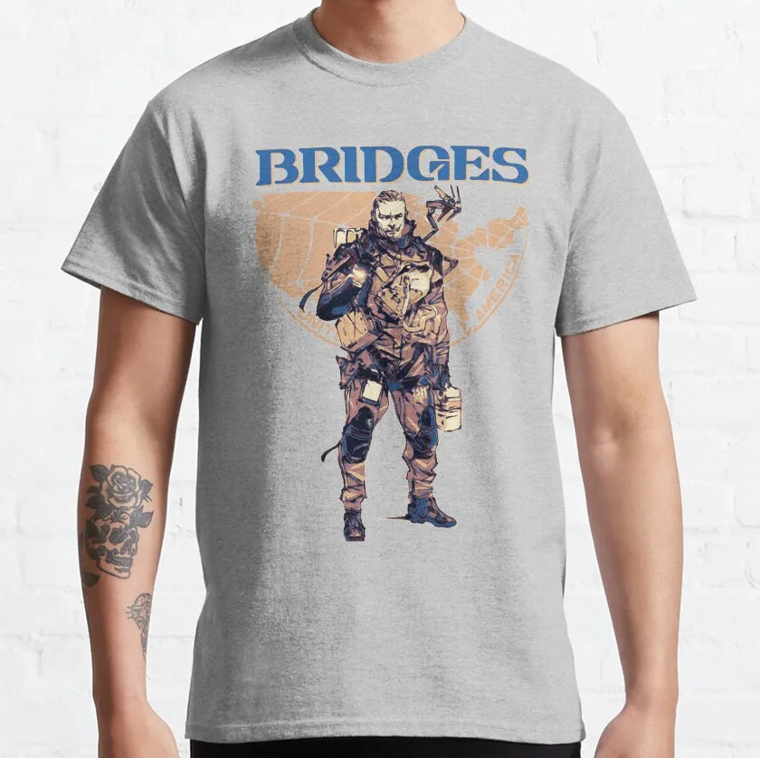 Sam Porter Death Stranding  kojima productions video game metal gear solid T-Shirt for men 100% cotton printed clothing