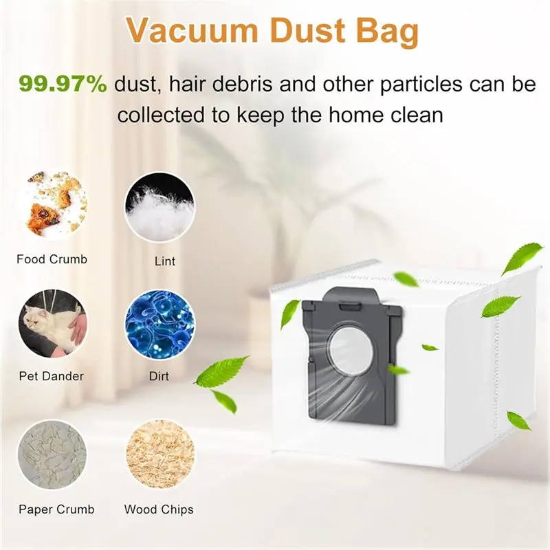 

ПОПУЛЯРНЫЙ ВЫБОР: Для DREAME X60 Max Ultra, в комплекте 2 основные роликовые щетки, 6 сменных насадок для влажной уборки, 6 мешков для сбора пыли, 6 боковых щеток, 4 HEPA-фильтра, 2 чистящих инструмента.