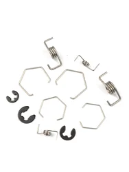 10PCS Visserij-reel Wiel Stopper Lente Roestvrij GearDrag Washer Retainer Reel Clutch Wrench Reel Assen Zeshoekige Lente