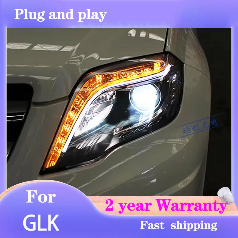 

Car Styling for GLK Headlights 2013-2015 GLK250 Head Lamp GLK300 DRL Turn Signal Low High Beam Projector Lens