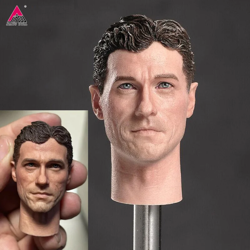 

1/6 Scale PVC Head Sculpt DID E60058 80148 WWII Submarine Captain Head Carving Fit 12'' Male Soldier Action Figure Body Dolls