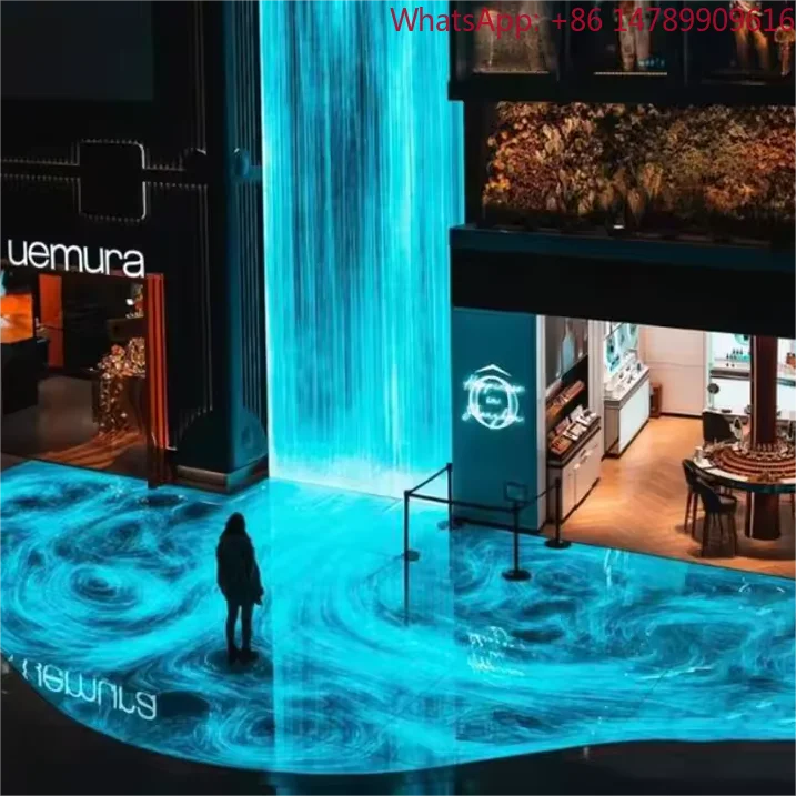 

Human-Screen InteractionFull Color Interactive And Non-interactive Floor Led Display For Wedding WalkingInteractive LED Floor Ti
