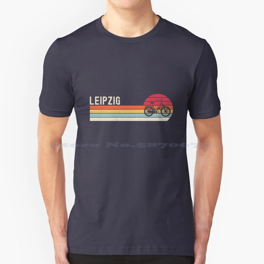 

Retro Cycling Tshirt Leipzig Shirt Cyclist Roadbike Mountainbike T Shirt 100% Cotton Tee Leipzig Cycling Cyclist Mountainbike