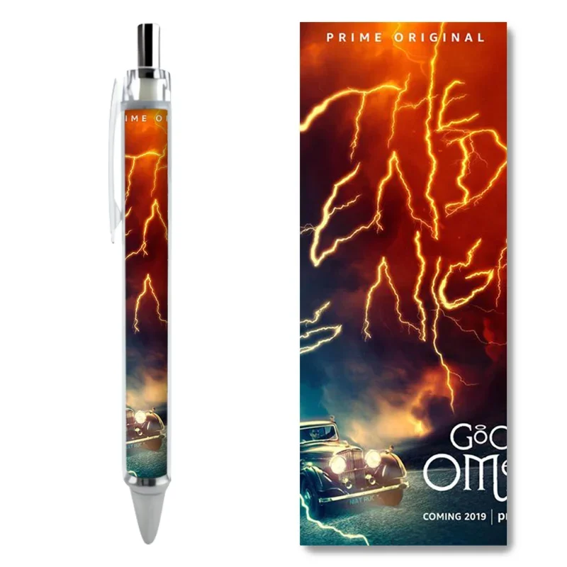 2/4PCS Good Omens Gabriel Crowley Character Cute Gel Pens Hot-selling Movie and TV Character Decoration Student Holiday Gifts