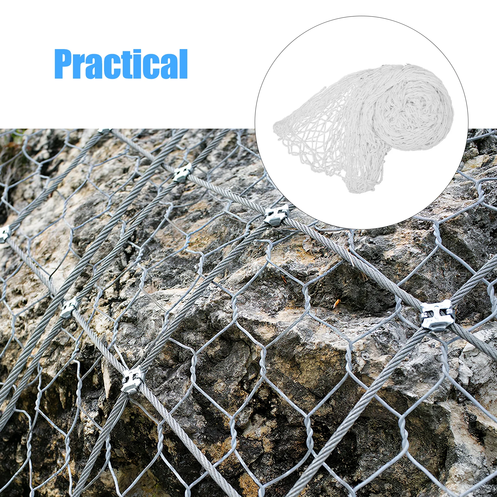

Protective Net 2.4x2.6 Nylon Durable Safety Mesh Kids Climbing Fence Garden Trellis Plant Support Lattice Panel Isolation Sturdy