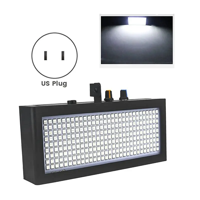 2X Stage Strobe Light, 270 LED Super Bright Flash Stage Lighting White Light For Wedding, Xmas, Birthday, Club, US Plug New