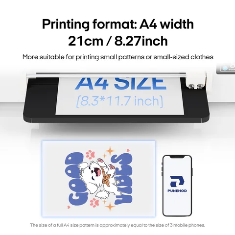 DTF-принтер Punehod формата A4, прямая печать на пленке, DTF-машина Epson L800 L805 с печью F8 F13, футболки, одежда своими руками топ 10 термопринтер epson - №2