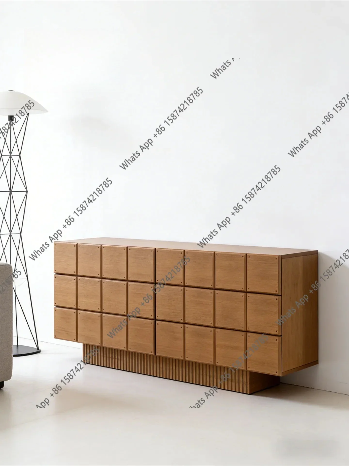 N65  Designer Medieval Chest French Dresser Entrance Cabinet Side Cabinet Five Buckets Entrance Table Drawer Log Old M