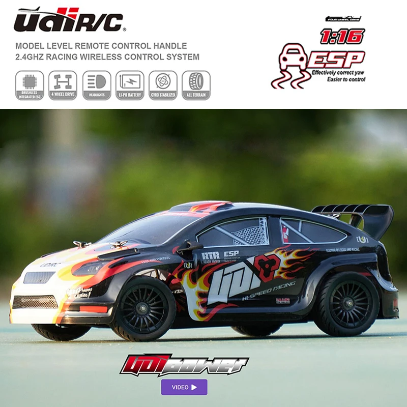 UDIRC 1/16 2.4G 60KM/H RC Brushless Car UD1601 UD1602 UD1603 UD1604 Pro High Speed Off Road 4WD Racing Car