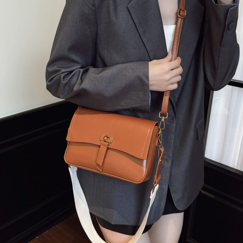 

Лучшая стильная женская сумка через плечо Superstar Show, минималистичная винтажная сумка с буквенным логотипом и кошельком