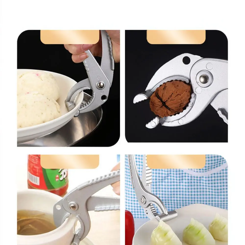 Aluminum Hot Dish Plate Gripper Anti Scald Clip For Clay Pot Stone Casserole Tray Lifter Kitchen Cooking Accessory