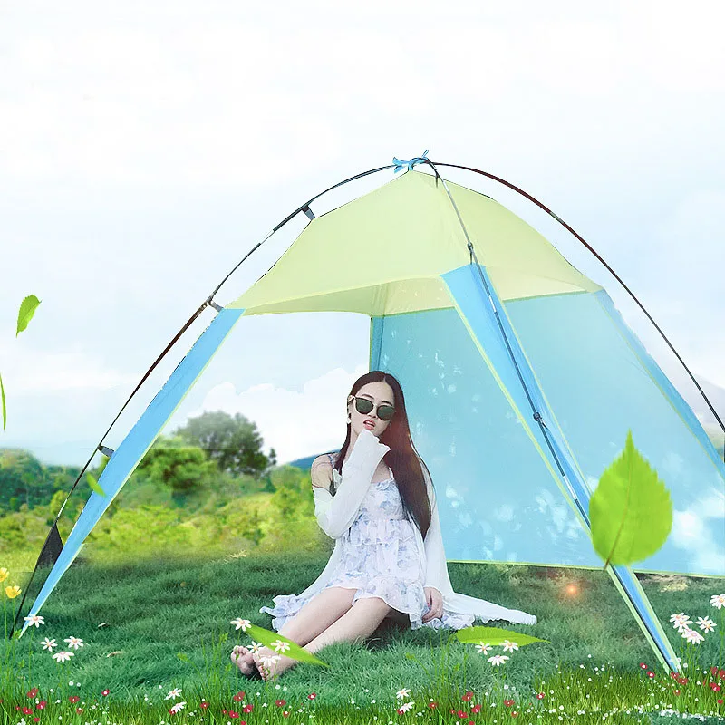Outdoor Camping Hiking Tents Sunshades Beach Picnic Canopy Fishing Folding Protection Tent for Campers