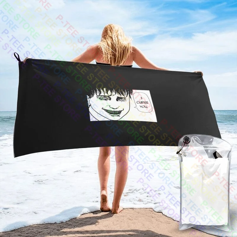 Souichi Tsujii,Junji Ito Uzumaki Horror Anime Quick dry Towel Large Comfortable Superfine fiber