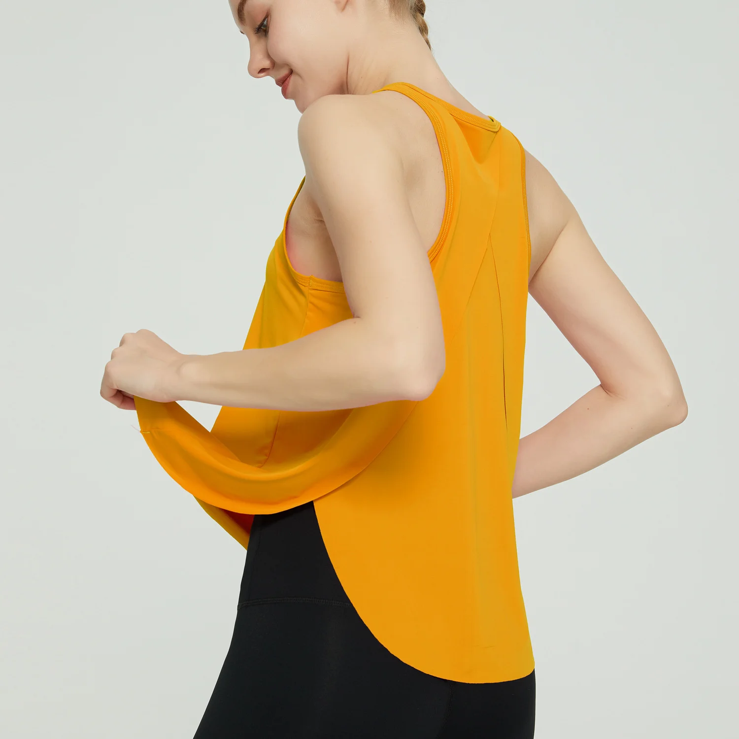 Women Sleeveless Yoga Tops Mesh Quick Dry Breathable Blouse Cover Up Gym Workout Cool T-Shirt Running Short Tank Crop Top