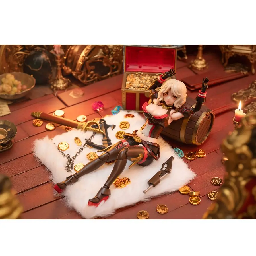 Snap Fit No Glue Character Assembly Kit Pirate Queen Anne Original Figure Border Model BA-003 Hobby Collectible