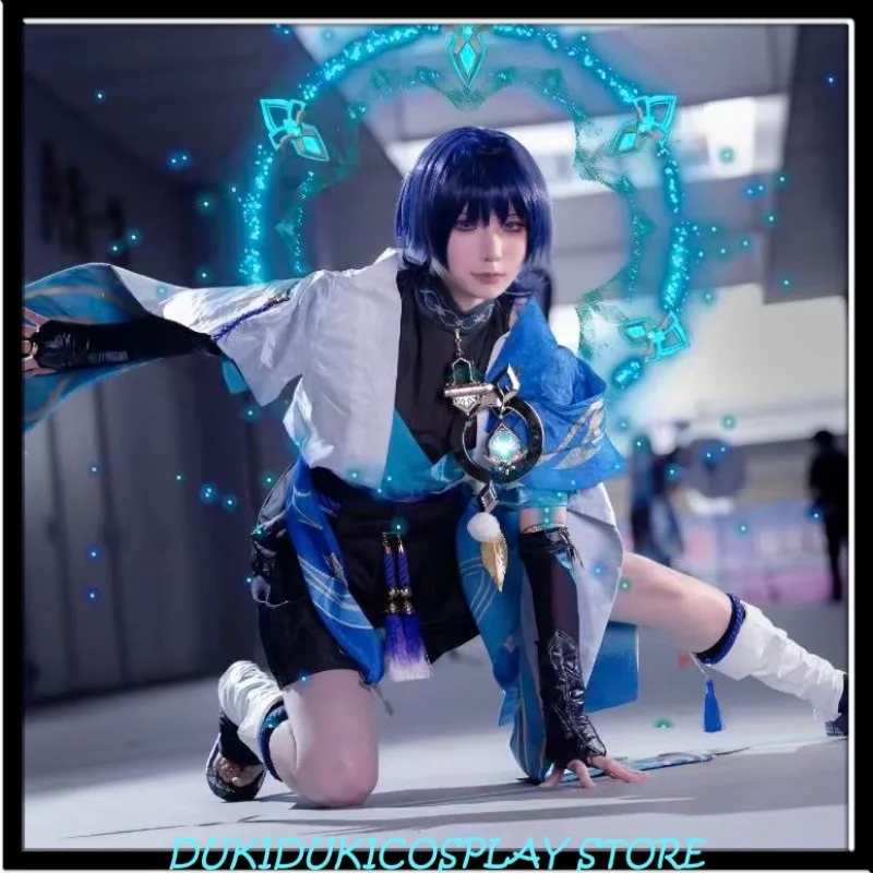 

Game Genshin Impact Wanderer Scaramouche Cosplay Full Set of Clothing Wig Game Anime Cosplay Uniform Balladeer Kunikuzushi Party