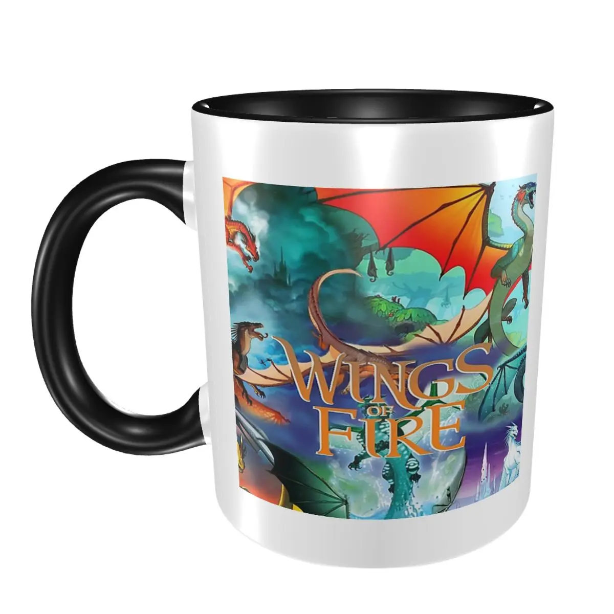 

Wings Of Fire All Together Mug Funny Ceramic Coffee Cups Tea Mugs Milk Cup Drinkware Gifts for Woman Man