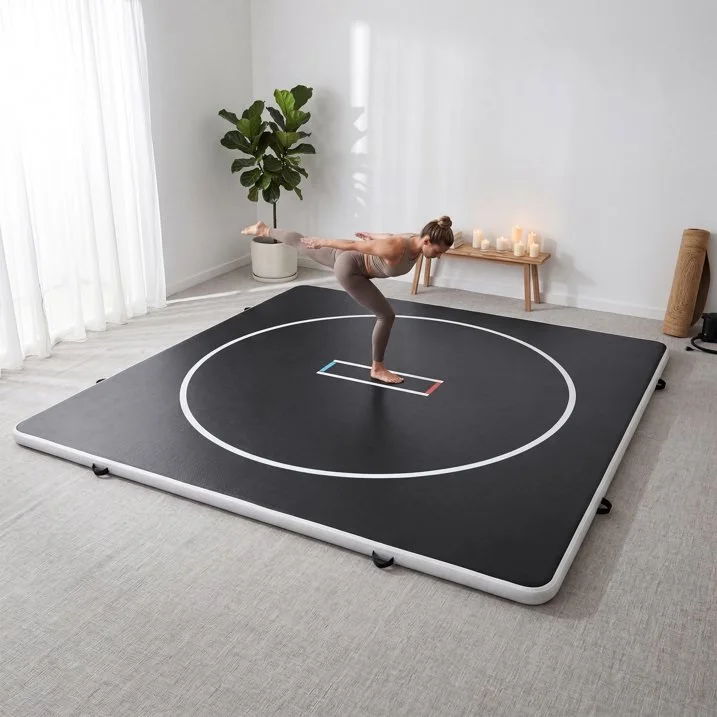 

Inflatable Wrestling Mat For Martial Arts Thick Mat Home Gym Exercise Foldable Training Mats Tatami, Jiu Jitsu BJJ MMA Judo
