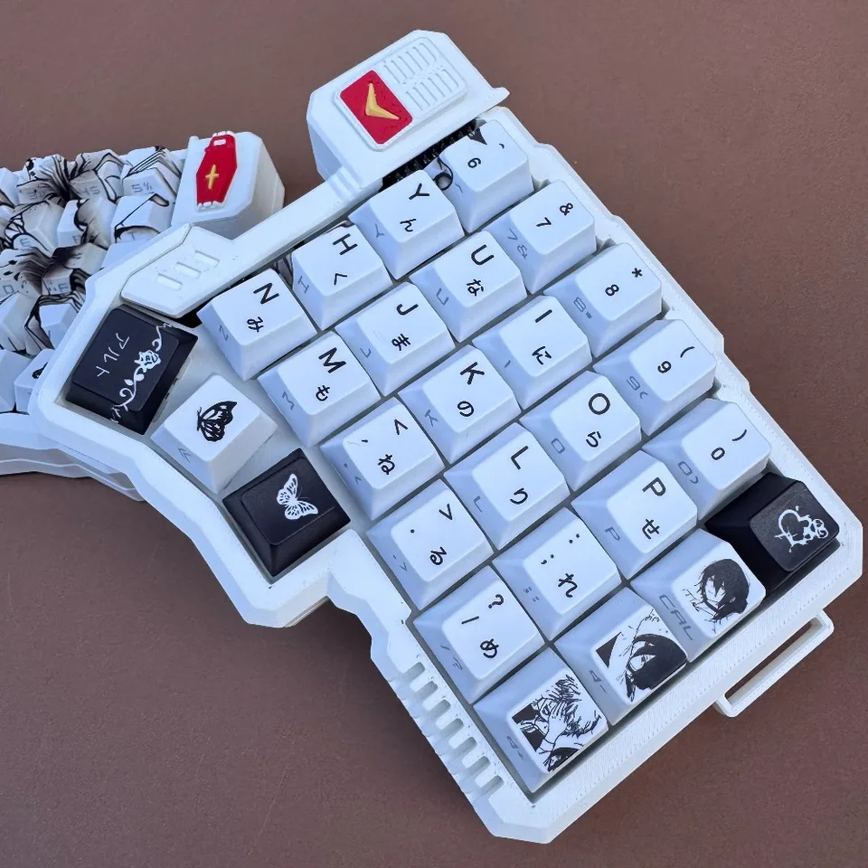 Silakka54 分割キーボードキット Reze キーキャップ テンティング調整