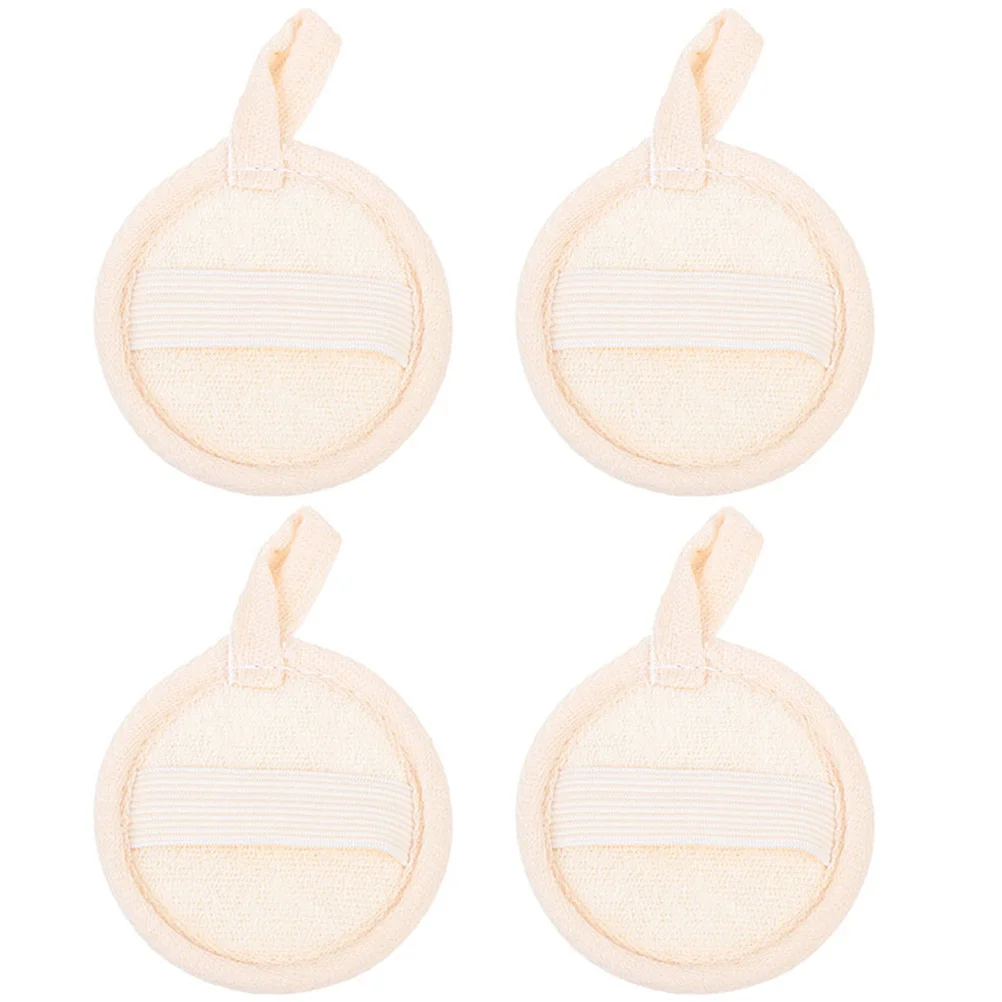 4개입 각질 제거 루파 스펀지 얼굴 클렌징 딥 포어 클렌징 오일 컨트롤 민감성 피부 안전 일상 메이크업 제거