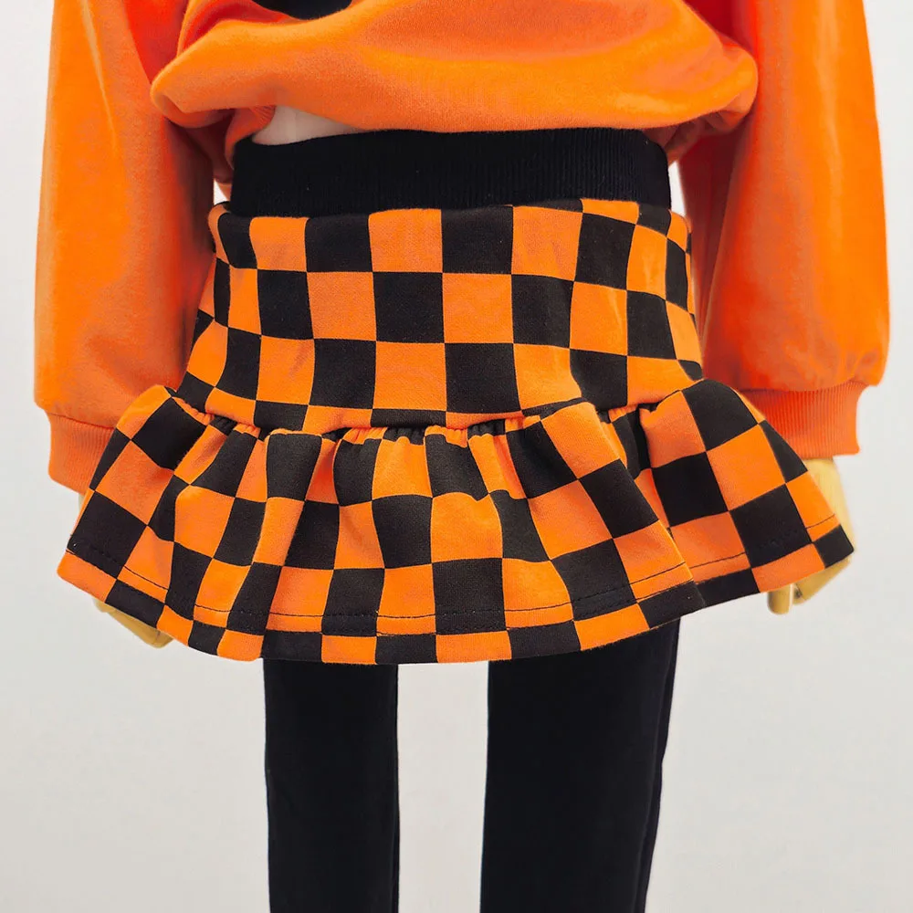 Jungen Mädchen Halloween Kürbis-Outfit Feiertagsparty Kinder Langarm Weiches Bequemes Set Atmungsaktives Kinder-Freizeit-Outfit Niedliches Zweiteiler-Set für Babys – Detail 25