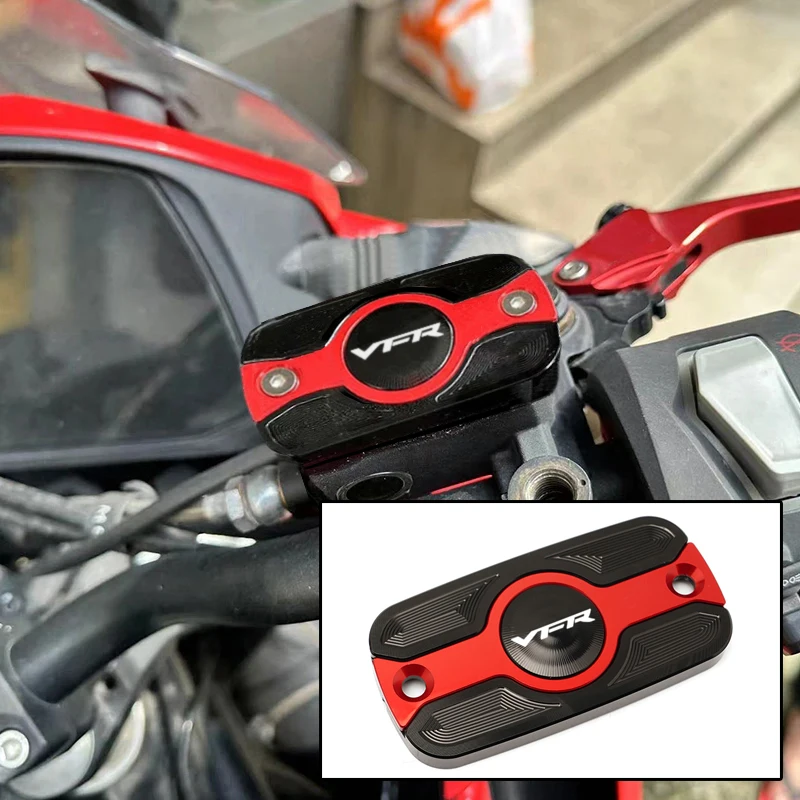 For HONDA VFR800 vfr750 VFR800X VFR 800X 800F VFR1200x Crosstourer Motorcycle Front Brake Fluid Reservoir Cover VFR 800 750 1200