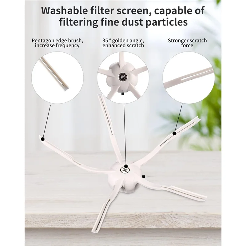 فرش جانبية رئيسية مرشحات HEPA ممسحة قماش لشاومي Roborock S5 Max S6 Pure S6 Maxv قطع غيار المكنسة الكهربائية