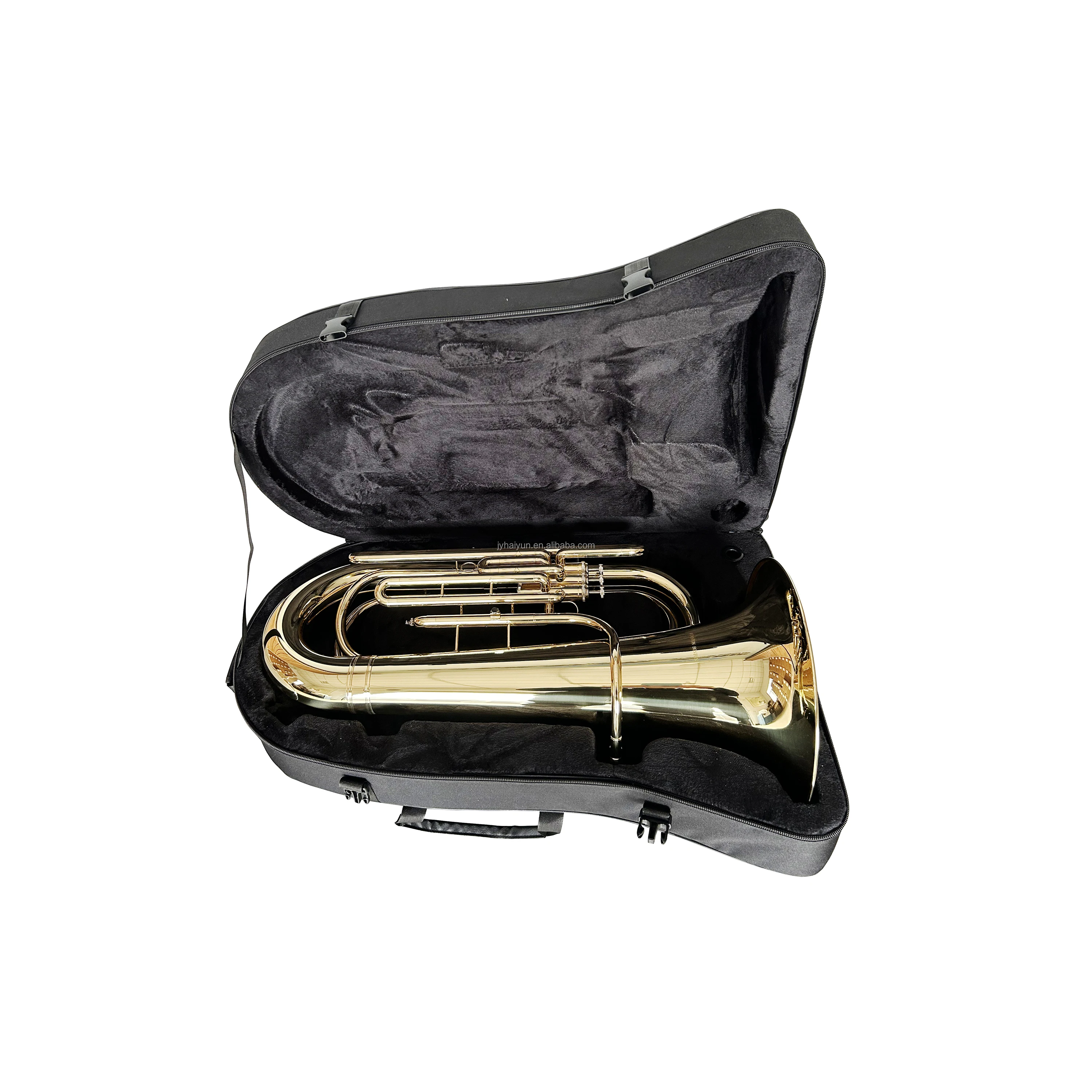 

Профессиональный тромбон с 3 вращающимися поршнями, золотистое лаковое покрытие, надежный латунный корпус, деревянный духовой инструмент для JYTU0736