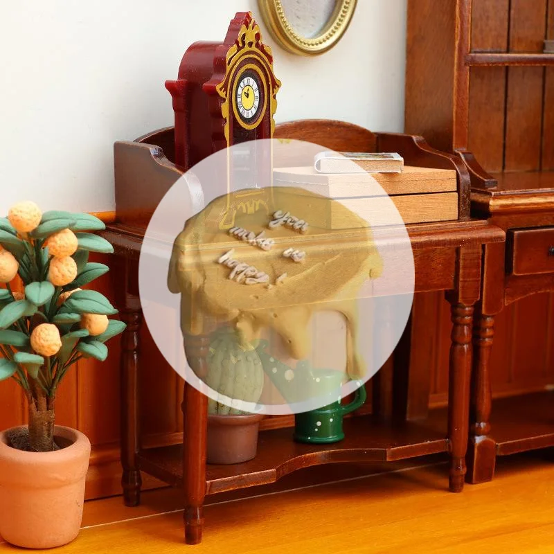 1Pc 1:12 Poppenhuis Miniatuur Kaptafel Bureau Tafel Meubels Thuis Model Decor Speelgoed Poppenhuis Accessoires