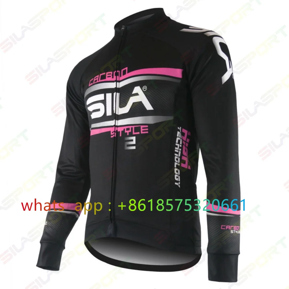 SILASPORT New 2024 Summer Men Cycling Jersey Spring Autumn Thin Long Sleeve Quick Dry Bike Top Maillot MTB Road Bicycle Clothing