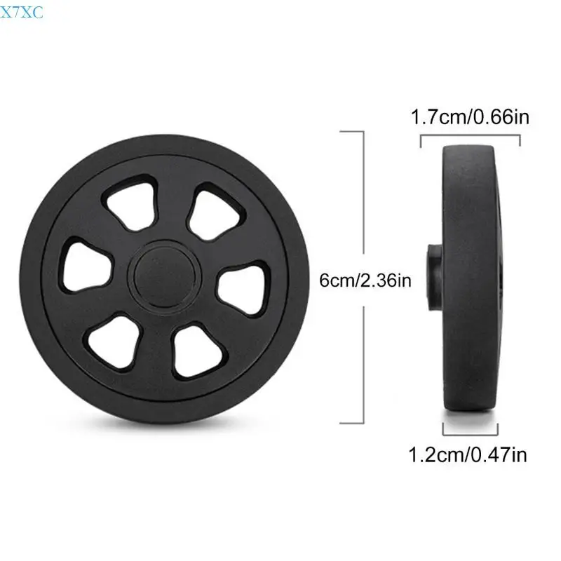 X7XC 8PCS 60x12 มม. กระเป๋าเดินทางกระเป๋าเดินทางซ่อมล้อ